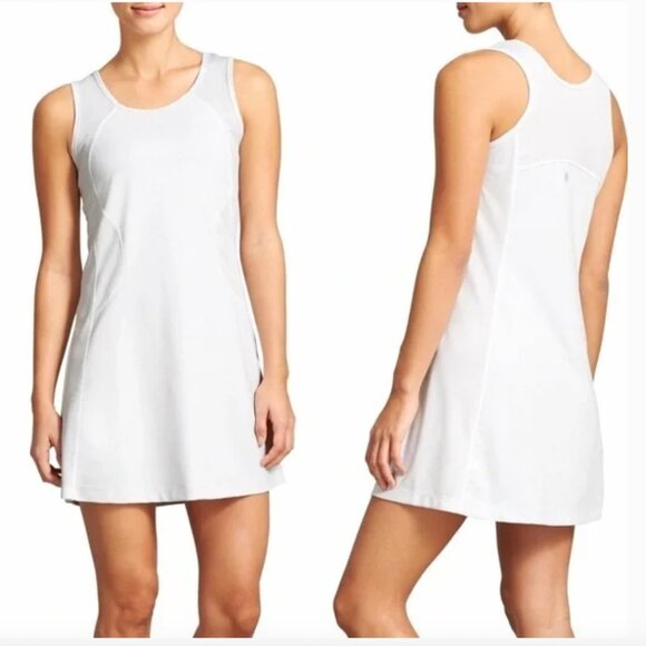 Athleta Rally On Tennis Athletic Dress in White: Size Small - Picture 1 of 10